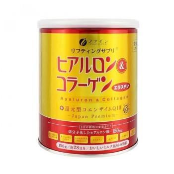 ファイン ヒアルロン＆コラーゲン+還元型コエンザイムQ10 缶 196g