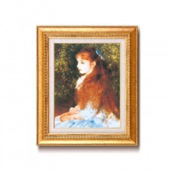 ルノワール名画額F6金「可愛いイレーネ」
